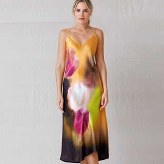ICONIC go slip dress print