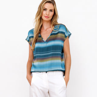 ICONIC go luxe raw revisited tee print