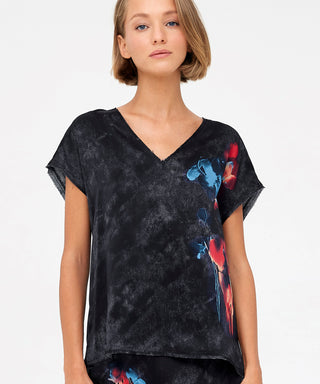 ICONIC go luxe raw revisited tee print