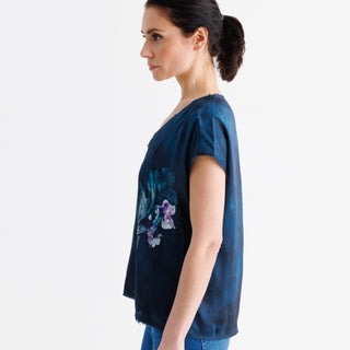 ICONIC go luxe raw revisited tee print