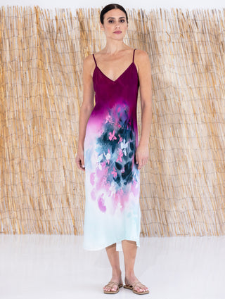 ICONIC go slip dress print