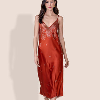 go slip dress print