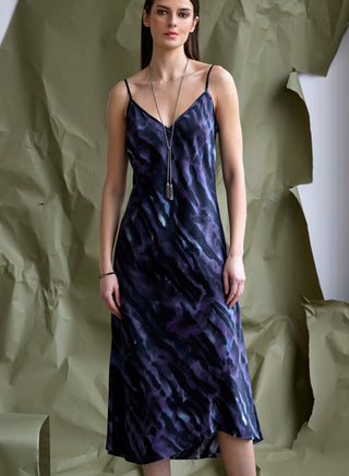 ICONIC go slip dress print