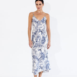 go slip dress print