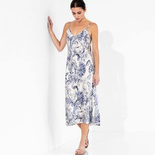 go slip dress print