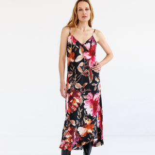 go slip dress print