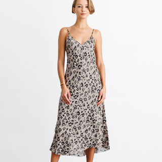 go silk dresses GO SILK GO Slip Dress in Hematite M / Hematite