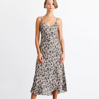go slip dress print
