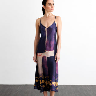 ICONIC go slip dress print