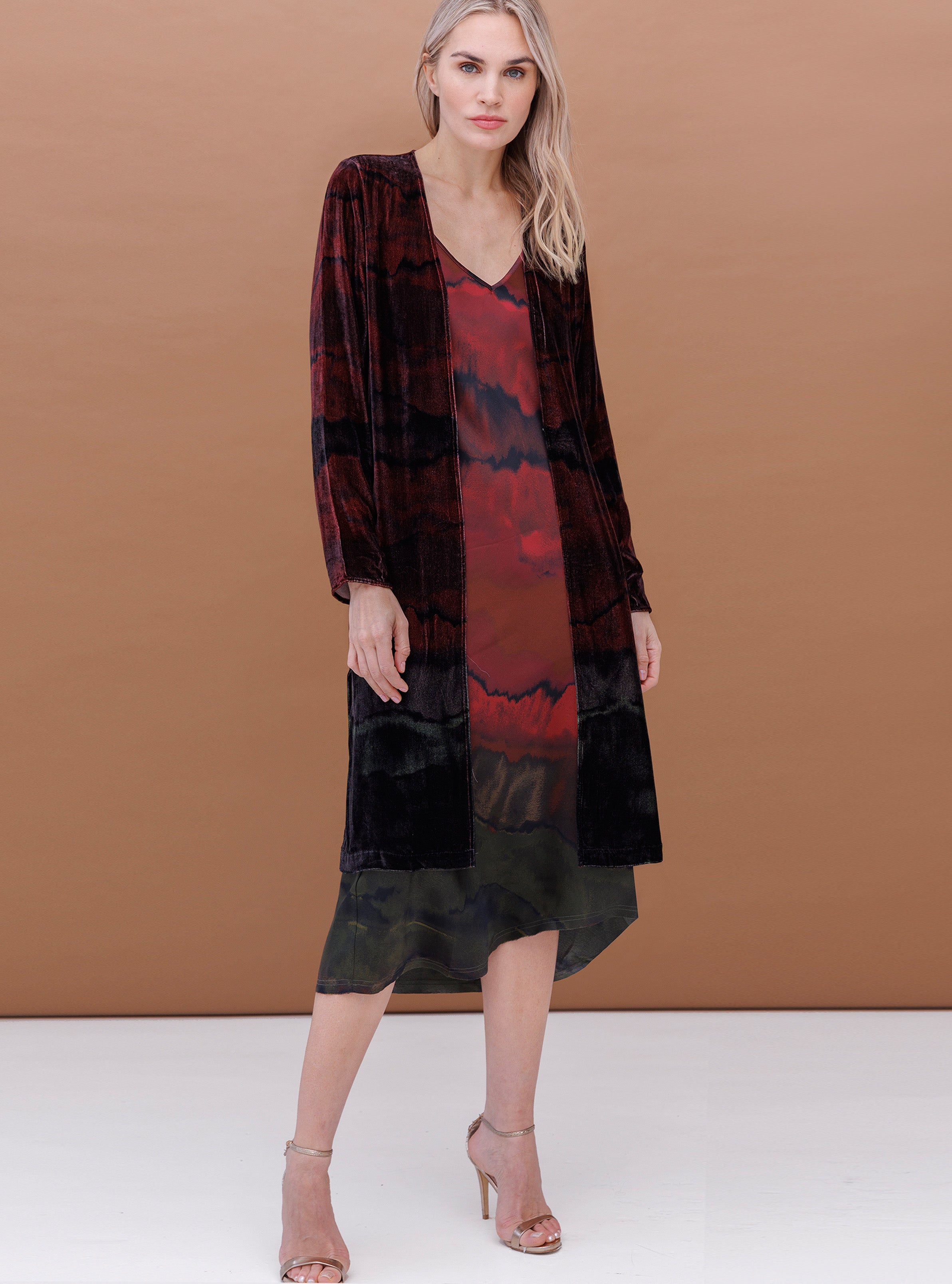 go slip dress print – go> by gosilk - Main Image