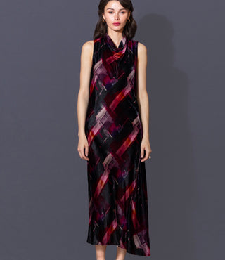 go velvet jet set dress print