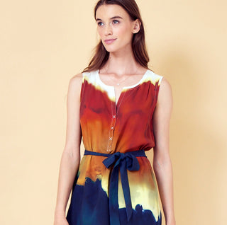 go casual dress print