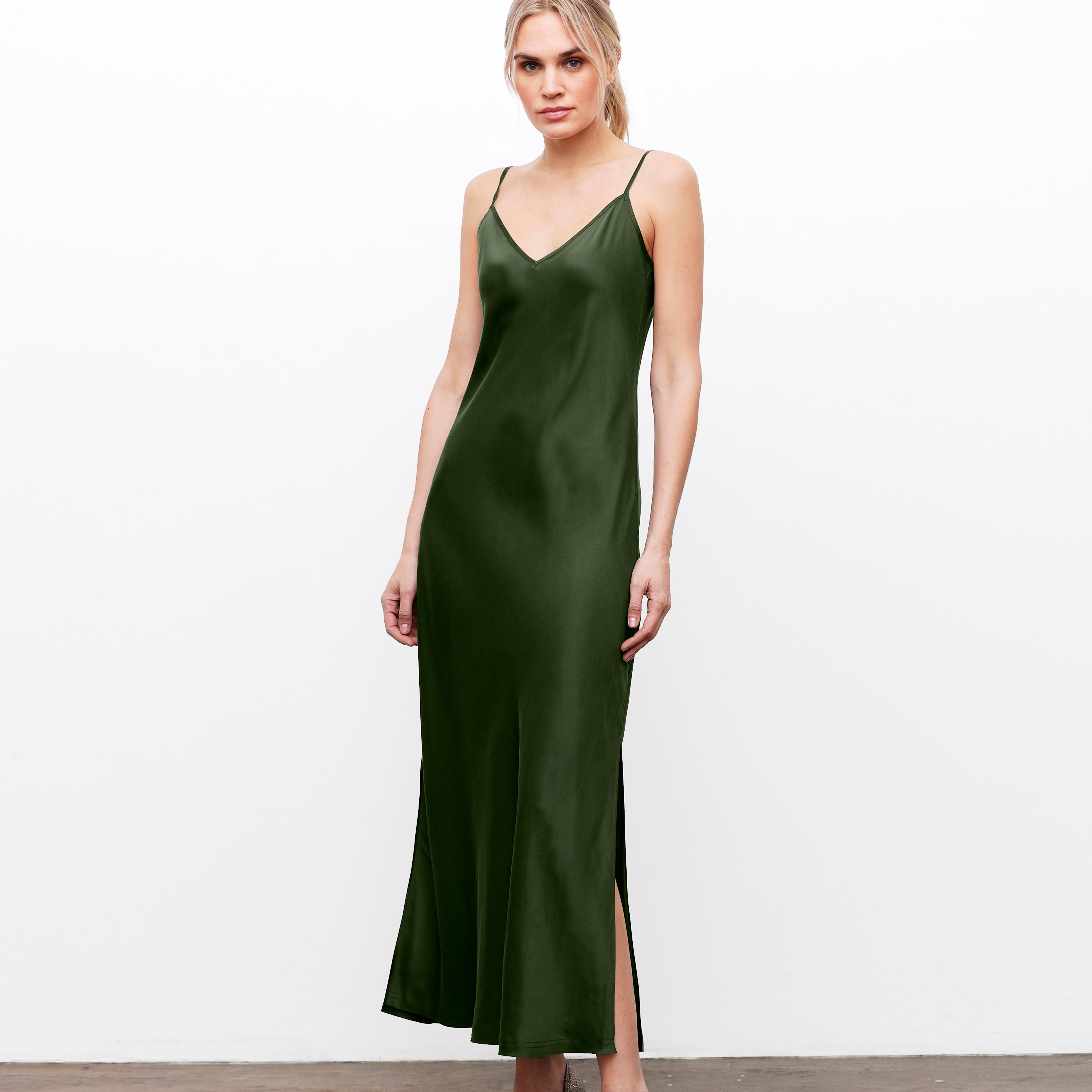 Go Longer Slip Dress Surplus / Medium Go Longer Slip Dress Surplus / Medium