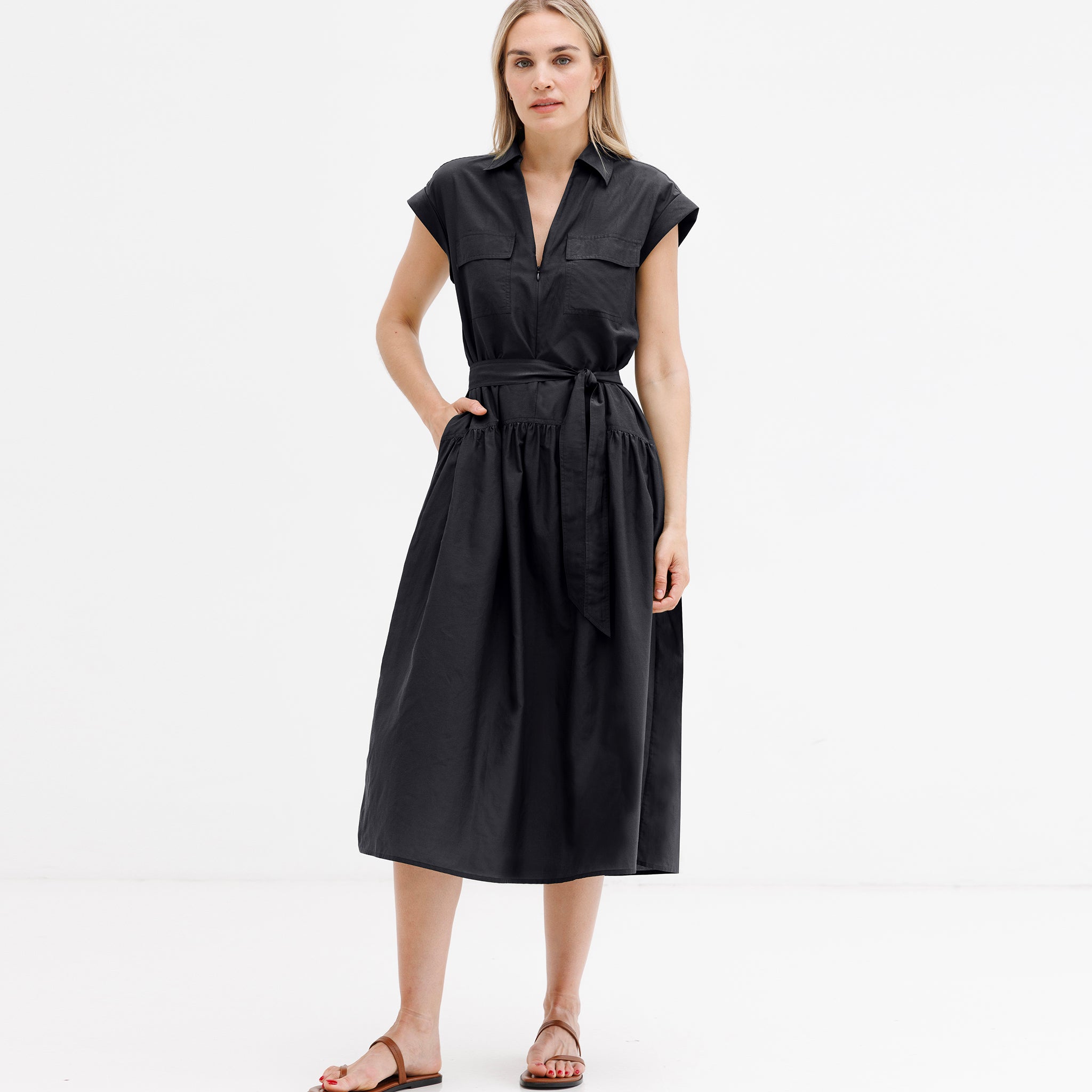 go zipline dress Washed Black / Small