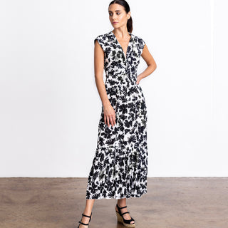 go crinkle cut twist dress print