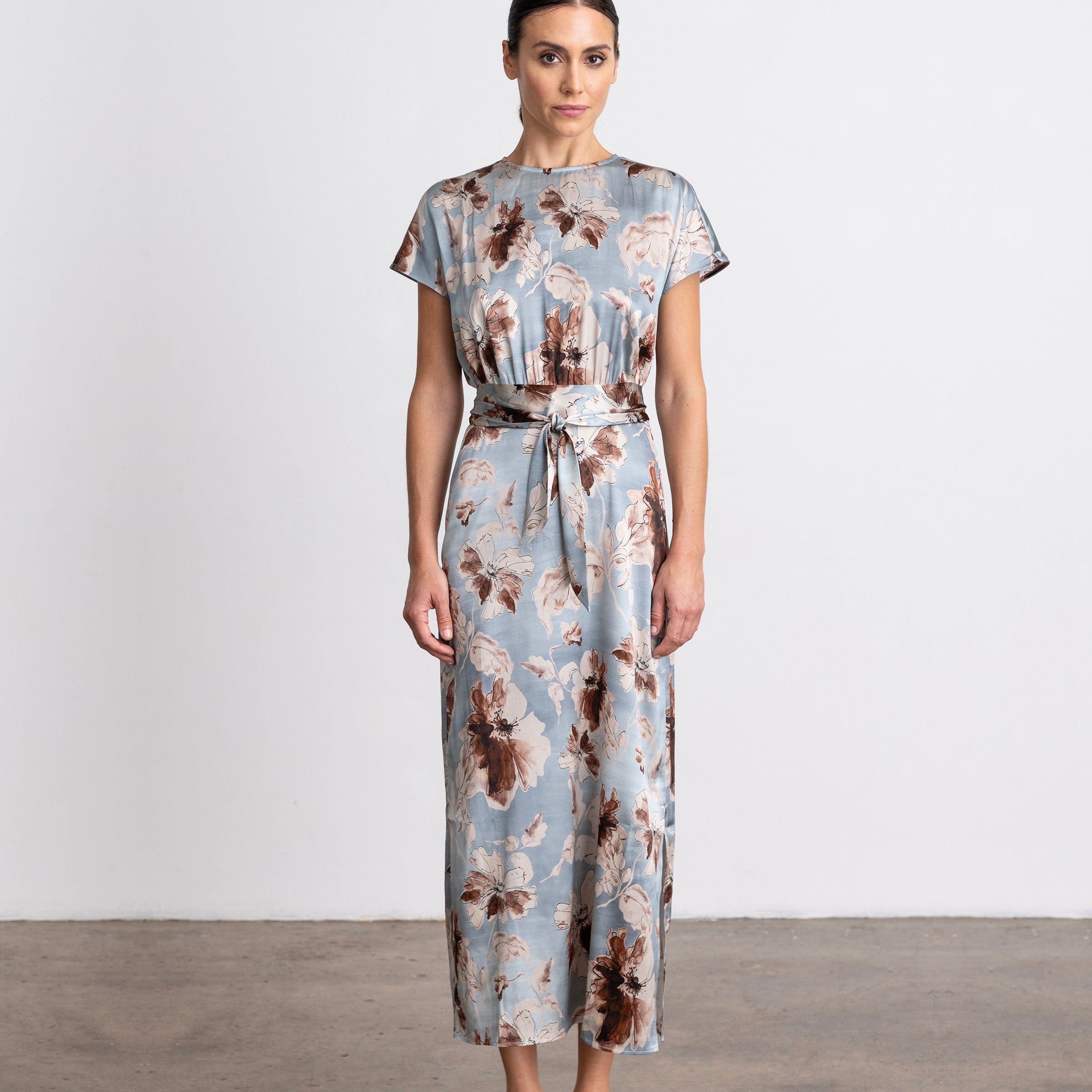 go by go silk dress go bungalow dress