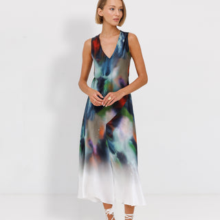 go drape dress redux print