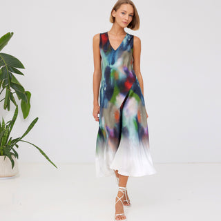 go drape dress redux print