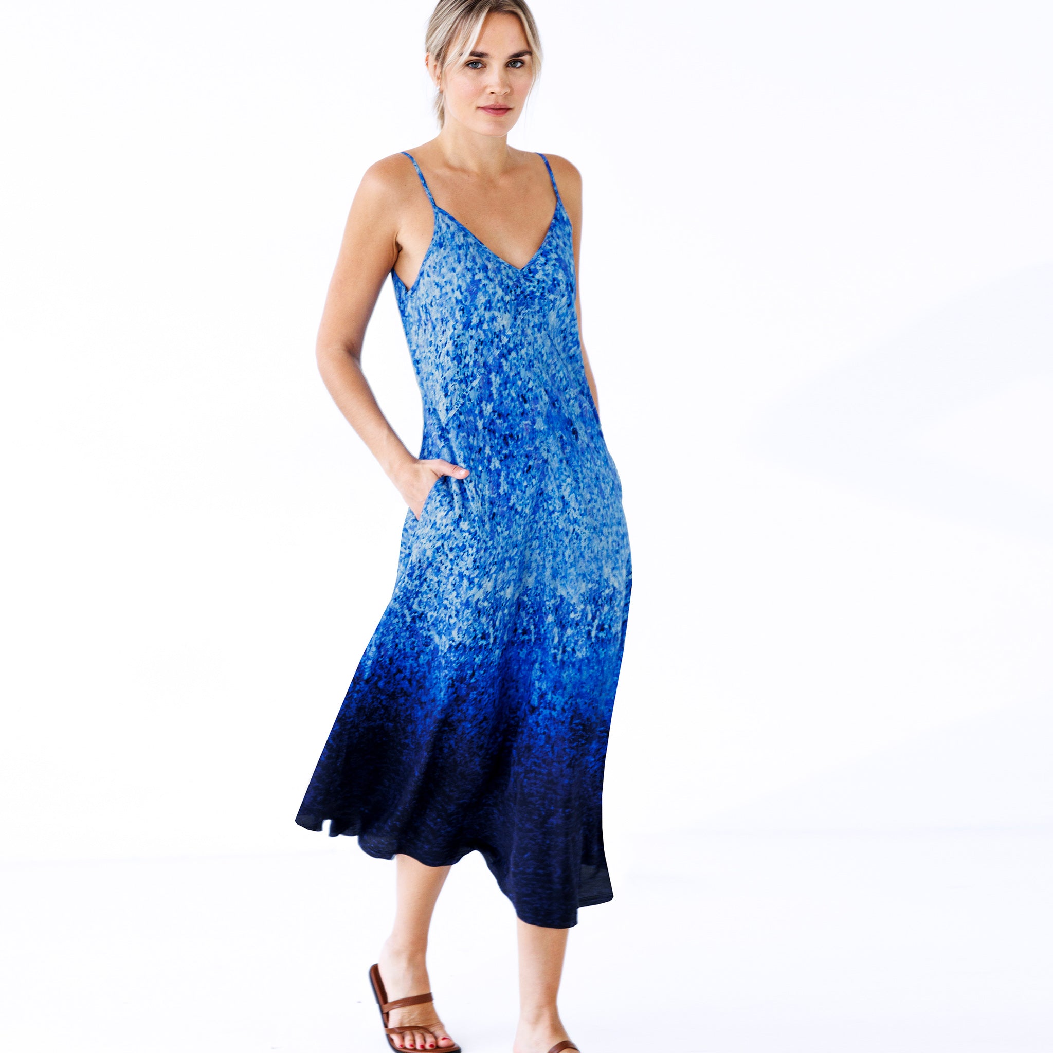 go seamingly easy dress print go> by gosilk go seamingly easy dress print go> by gosilk
