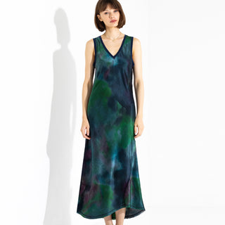 go on the bias dress print