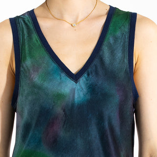 go on the bias dress print