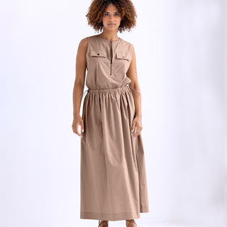 go cotton cargo hold dress