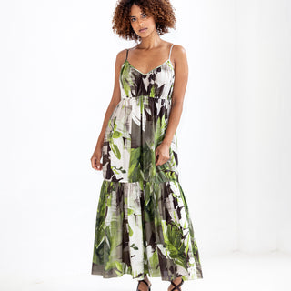 go santorini dress print