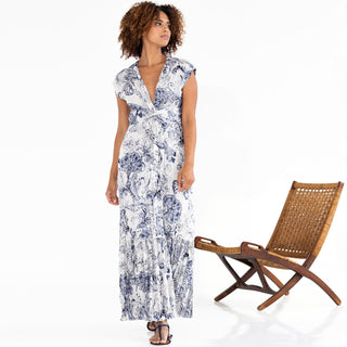 go crinkle cut twist dress print