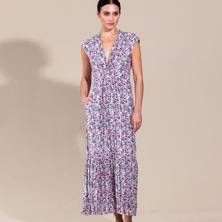 go crinkle cut twist dress print