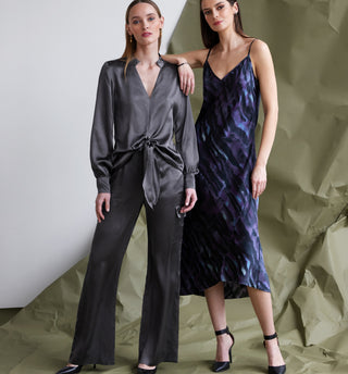 ICONIC go slip dress print
