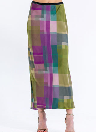 ICONIC go long for it skirt print