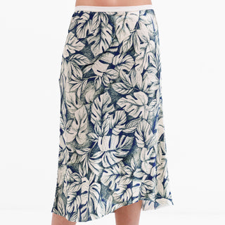 ICONIC go luxe bias skirt print