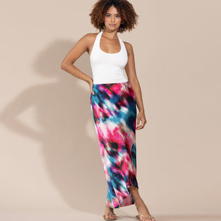 go slope skirt print