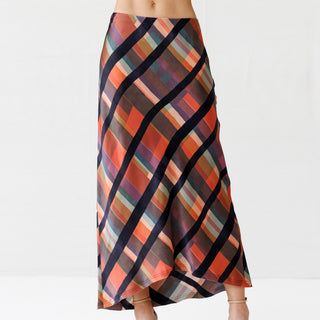go slope skirt print