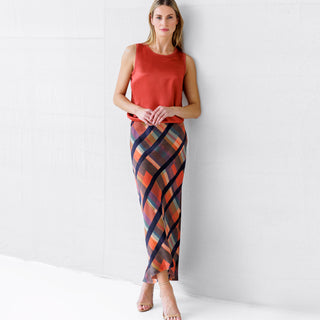 go slope skirt print