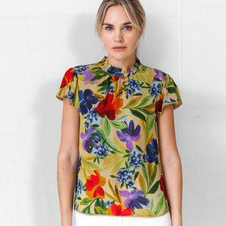 go vintage tee print