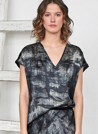 ICONIC go luxe raw revisited tee print