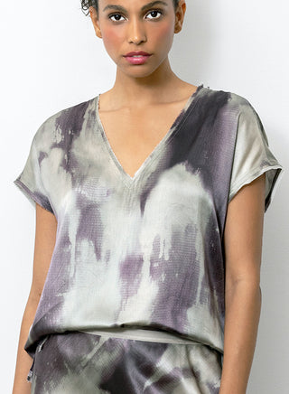 ICONIC go luxe raw revisited tee print
