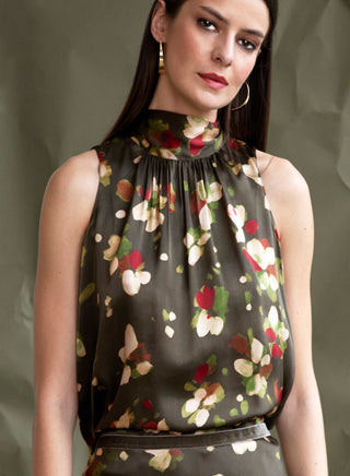 go tie it back top print