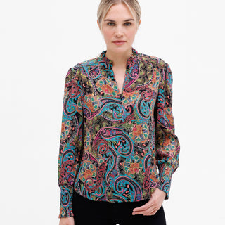 go soft spoken blouse print