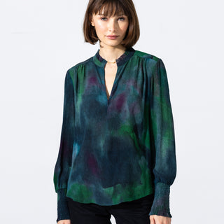go soft spoken blouse print