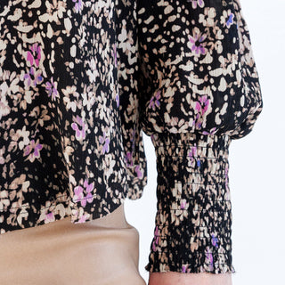 go soft spoken blouse print