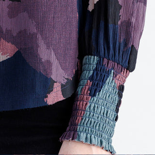 go soft spoken blouse print