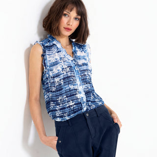go ruffle me up blouse print