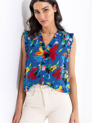 go ruffle me up blouse print