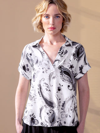 Archive Sale | go polo top print