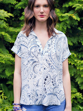 Archive Sale | go polo top print