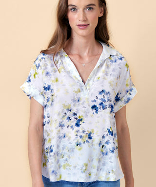 go polo top print