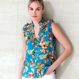 go spring soiree blouse print