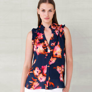 go spring soiree blouse print